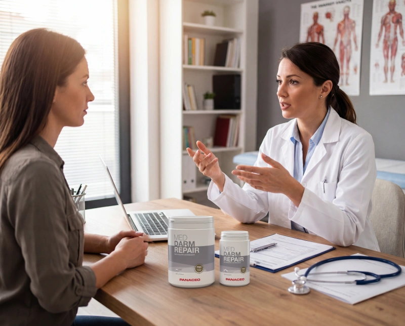 PANACEO MED DARM REPAIR – klinisch bestätigte 5-fach-Wirkung bei Reizdarm und Leaky Gut Darmsanierung mit MED DARM REPAIR – effektiv bei Leaky Gut und Reizdarm