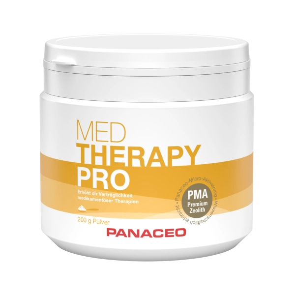 PANACEO MED THERAPY PRO – Begleittherapie mit Zeolith PANACEO MED THERAPY PRO 200g zur Unterstützung bei Chemotherapie