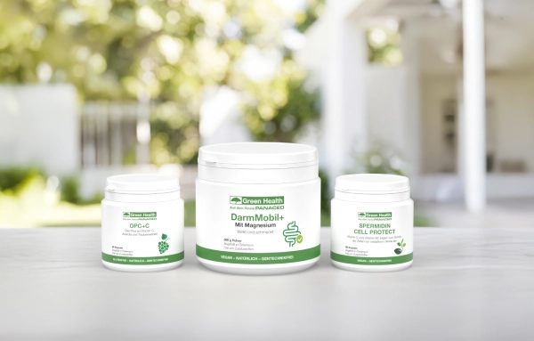 PANACEO Green Health – Kurkuma, OPC+C, B-Vitamine, Spermidin und mehr in Premium-Qualität PANACEO Green Health Nahrungsergänzungen in Premium-Qualität
